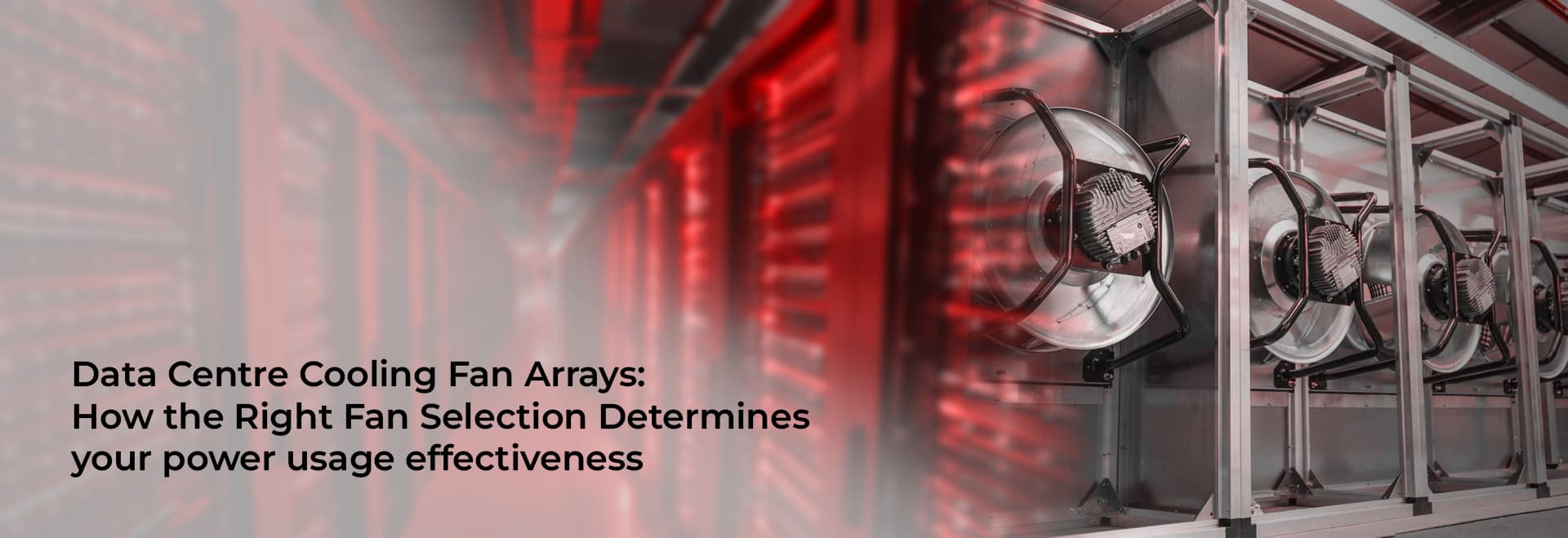 Data centre cooling fan arrays